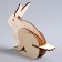 3D puzzle "Young genius: collect a rabbit"