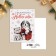 Cards-Mini "Fairytale New Year", puppy and kitten, 6 x 8 cm, New Year