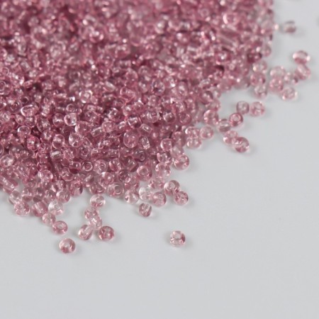 Glass beads 12/0 "dusty pink" transparent 450 gr