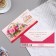 Money envelope "Happy anniversary!" basket, roses, 8x16 cm