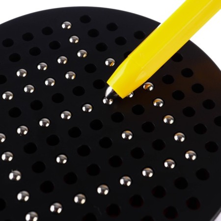 The training tablet "Magnetic drawing: fairy -tale patrol", 120 holes, black color-6