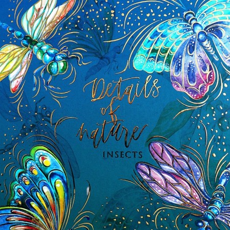 Folder on 2 rings A5 "Subtleties of Nature", hard cover, matte lamination, 3D foil-5