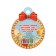 Medal "Graduate of the first class!" balls, 10 x 10 cm