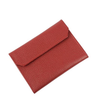 Passport cover on the button, the color is red