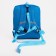 Baby backpack on lightning, reflective elements, blue color