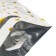 A set of gift packages, metallized, "stars" white 17x25 cm, 20 microns 10 pcs