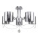 Ceiling lamp 5x40W E14, size 58x58x39 cm