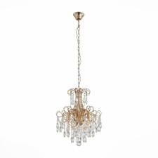 Люстра подвесная St Luce. SL846.203.06. Orecchini. 6х40 Вт, E14, 38,3х38,3х47,2 см, цвет золотистый