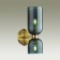 Bra Orinoco, 2x60W E14, bronze color, IP20