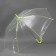 Umbrella - a semiautomatic “neon” cane, 8 knitting needles, r = 47 cm, mixing color/transparent