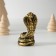 Souvenir Polystone "Cobra" black-gold 4.3x6 cm