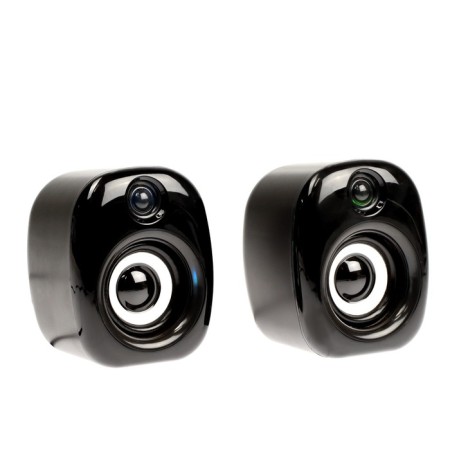 Computer speakers 2.0 Smartbuy Rhapsody, 6 W, USB, backlight, black-1