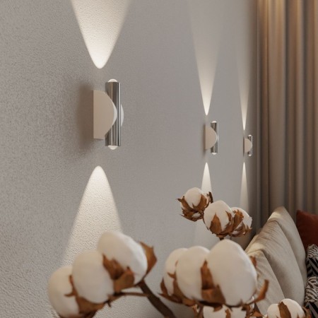 Interior backlight Elektrostandard, Steel LED 3 W, 44x36x127 mm, IP20, white color, steel-1
