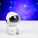 Light device "Cosmonaut with a star" 13 cm, glow RGB, remote control, 5 V, white