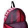 Lightning backpack, external pocket, 2 side pockets, raspberry color