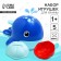 A set of bath toys "Kitenok", spray + cups, color mix