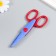 Pythagoras scissors, 135 mm, curly blade, assorted