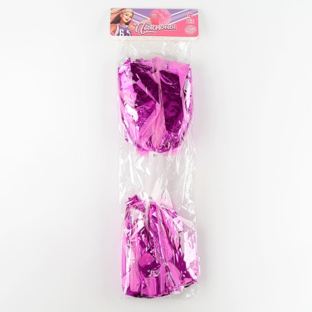 Pompom 1pc, fuchsia color+ pink-6