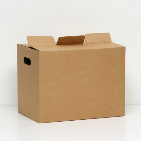 Box for moving, brown, 40 x 28 x 30 cm