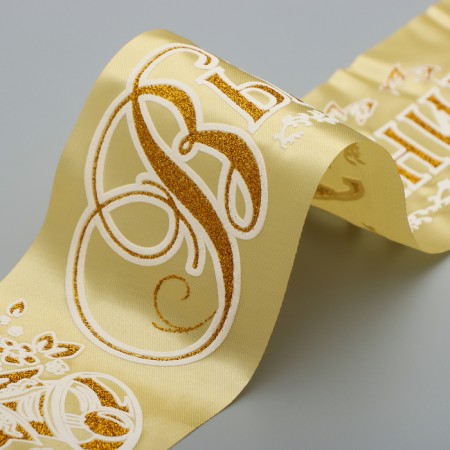 Tape "graduate", atlas gold Happy year 3D-1