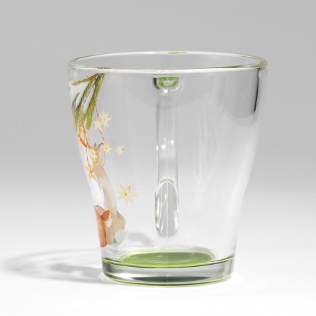 Gift set of New Year's mugs of glass "Curvat and comfort!", 2 pcs-17