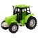 Eco-machine Funky Toys "Tractor", with a friction mechanism, green color, 16 cm