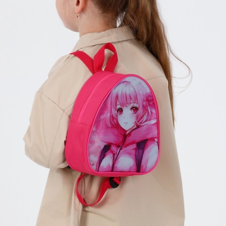 Baby backpack on lightning, pink color-5