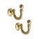 Hook for curtains ks003, one -rod, color gold