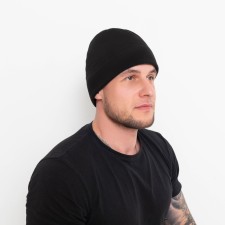Hat/underloil insulated, fleece, black color, size 56-58