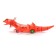 Lizard "gears", light, works from batteries, red color