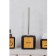 Worship for the toilet with a stand "Style", 400 ml, 12 × 10 × 36 cm, black color