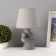Traffic lamp with lampshade Risalux “Ridge”, 1 × 40 W, E27, Gray, Figure base, 20 × 20 × 32 cm