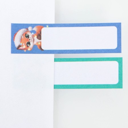New Year. Bookmarks for books-stalks “Happy New Year!”, 4 pcs, 20 liters-3