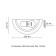 Duna 1x100W lamp E27 gold, white