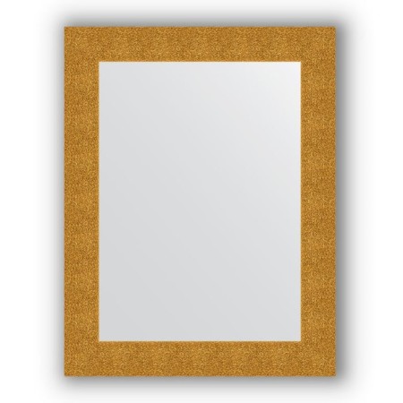 Mirror in the baguette frame - gold minting 90 mm, 70 x 90 cm, evoForm