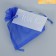 Bager Organza Blue Blue "Sineva", with a nameplate, 10 x 12 cm +/- 1.5 cm