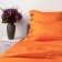 Blanket, size 220x240 cm, orange color