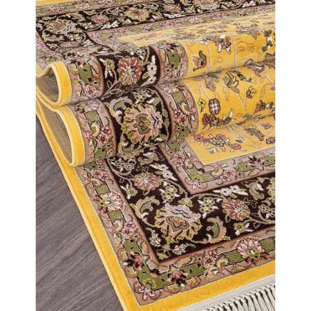 Rectangular carpet Merinos Aravia, size 200x285 cm, yellow color-3