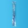 Toothbrush, 17.5 cm, transparent/blue color