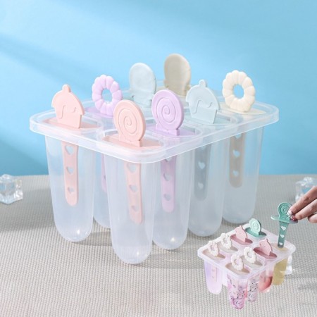 Form for ice cream shares "Lollipop", 15 × 12 × 12 cm, 8 cells, color mix