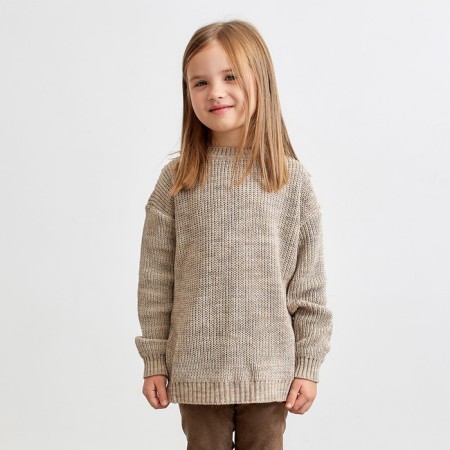 Jumper Children's Minaku: Casual Collection Kids, beige color, height 110-1