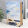 Safe Brush tree to the leatherette "Lighthouse. Seagulls. Gold" 27x18x7 cm