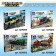 Designer railway "rails", 24 elements
