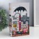 Safe Brush Tree leatherette "London. Rain" 21x13x5 cm