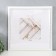 Photo frame plastic "Mira" 40x40 cm white (plastic screen)