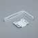 Wall mounting bracket for cornices, length 9 cm