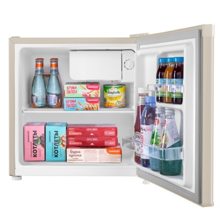 Maunfeld MFF55BG refrigerator, single -chamber, class A +, 50 l, beige-1