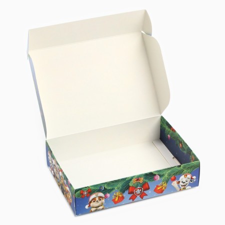 Folding box, 21 x 15 x 5 cm "Happy New Year!", Puppy patrol-3