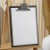 Cardboard tablet with A4 Vandal clamp