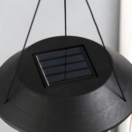 Wind music with backlighting from the solar battery "Hummingbird" 13x13x55 cm-3